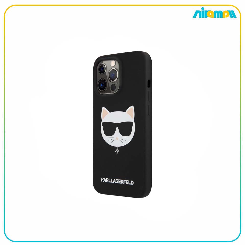 کاور کارل لاگرفلد مدل Liquid Silicone مناسب برای گوشی موبایل Iphone 13 Pro Max