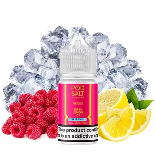 پاد سالت تمشک لیمو یخ | POD SALT BERRY LEMON ICE ICE EDITION