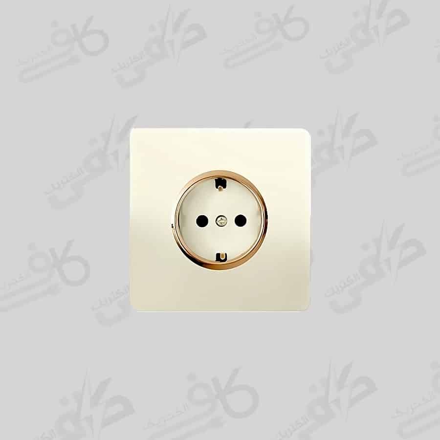 کلید و پریز آسیا | پریز ارت کودک کریستال صدفی اسیا