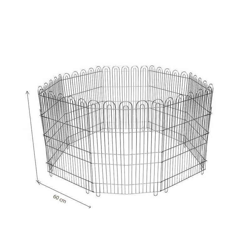 پارک سگ و گربه 8 ضلعی «زاریکس» 60*95 سانتیمتر