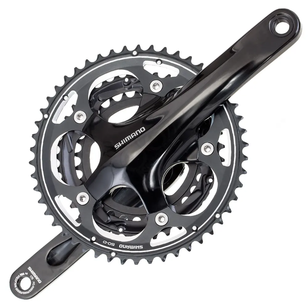 طبق قامه دوچرخه شیمانو مدل FC-R563 مشکی Bicycle Crankset Shimano FC-R563 30x39x50T