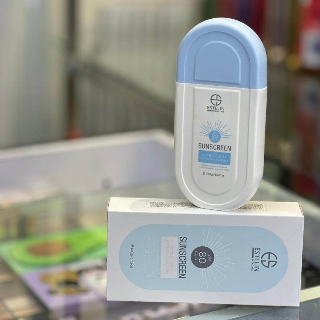 ضدآفتاب بی رنگ استلین Estelin SPF 80