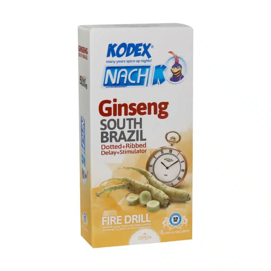 کاندوم تاخیری کدکس مدل Ginseng بسته 12 عددی