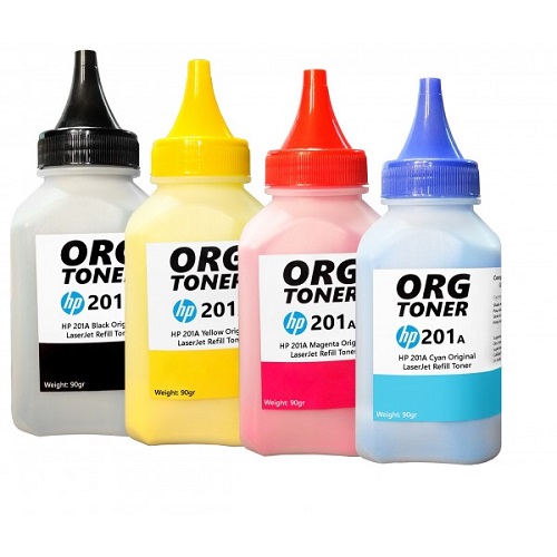 تونر شارژ 90g کارتریج اچ پی 201A سری کامل Toner HP 201A Cartridge series