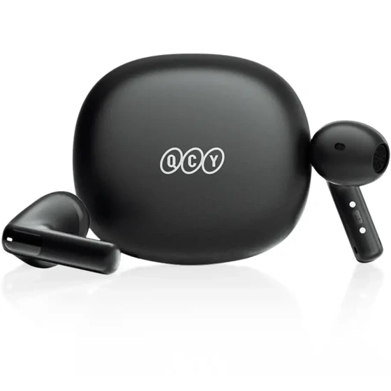 هدفون بی سیم شیائومی مدل QCY-Ailybuds E10 {مشکی-سفید}