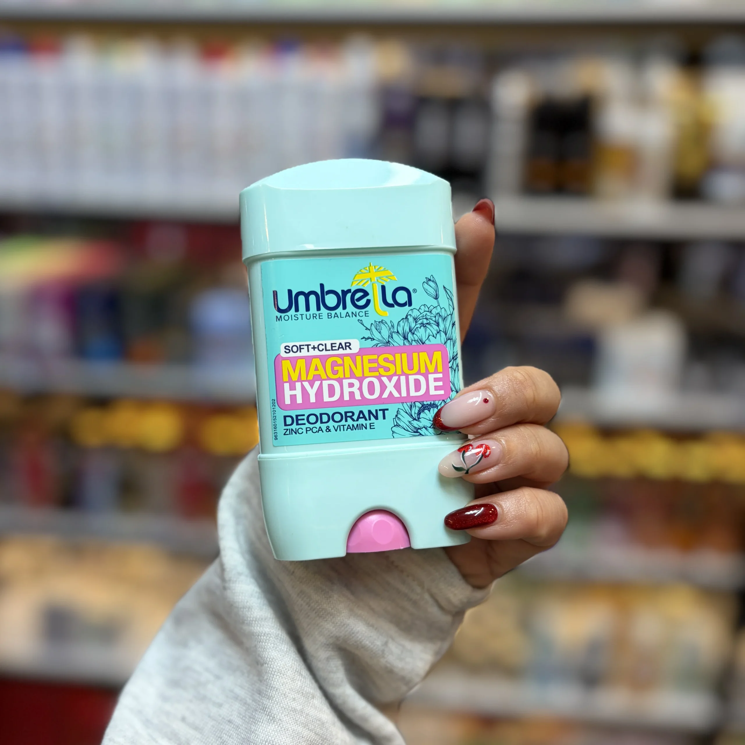 مام دئودورانت زنانه آمبرلا مدل Soft + Clear Magnesium Hydroxide