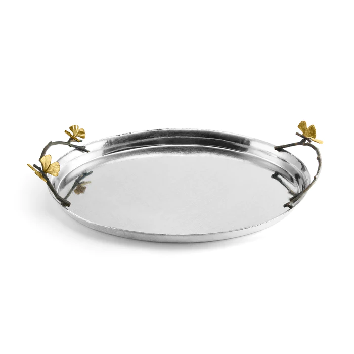 سینی بیضی بزرگ مایکل آرام | Butterfly Ginkgo Oval Tray