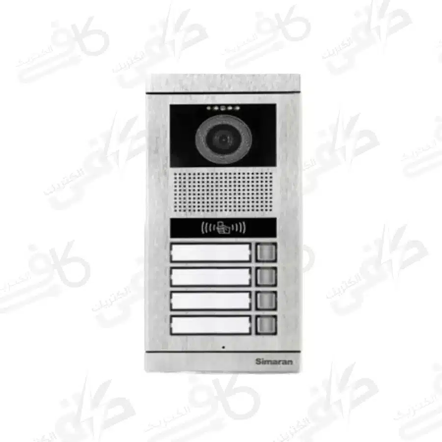 پنل آیفون تصویری چهار واحدی فرداد کارتی سیماران