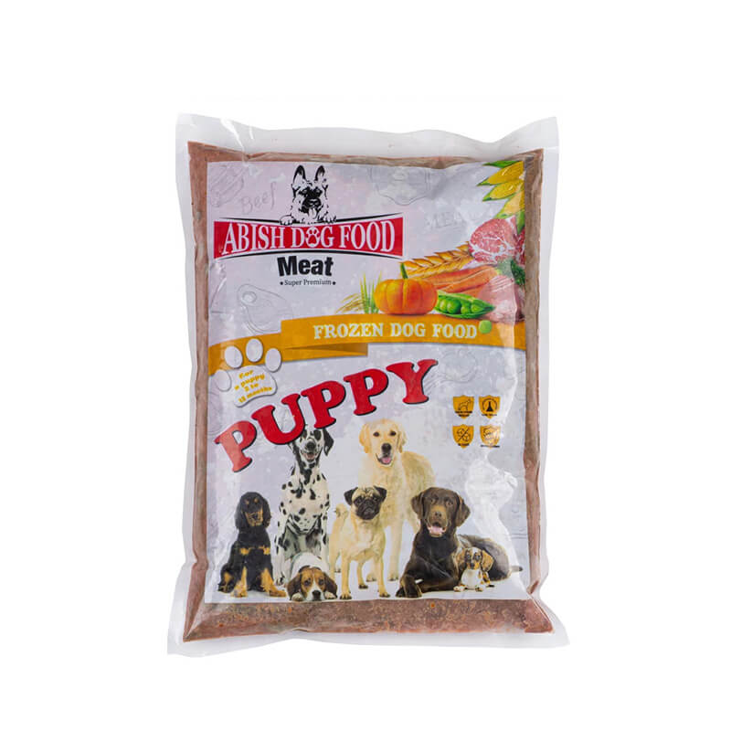 غذای پخته منجمد توله سگ «ابیش» مدل Puppy با طعم گوشت (2 کیلوگرم)