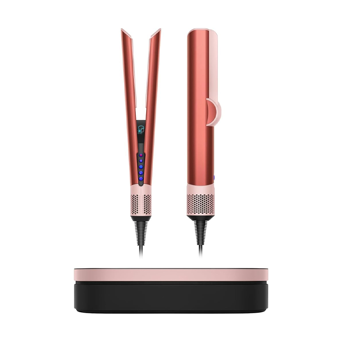 اتو مو سشوار دایسون مدل HT01 ا Dyson Airstrait Straightener Strawberry Bronze