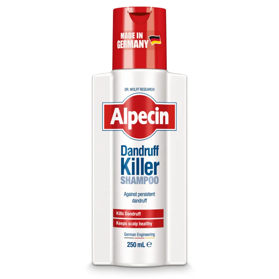 شامپو ضد شوره آلپسین Dandruff Killer اصل آلمان مناسب مصرف روزانه، رفع شوره و خارش پوست سر