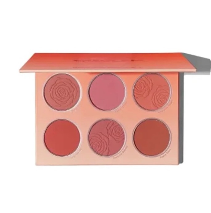 پالت رژ گونه 6 رنگ شیگلم Sheglam مدل Foloral Flush رنگ Blushing Bouquet
