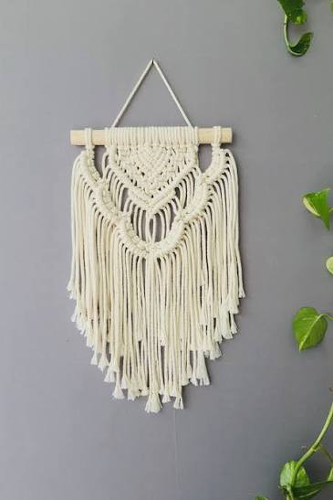 دیوارکوب مکرومه کد 123 برند گره چی و رنگ دلخواه