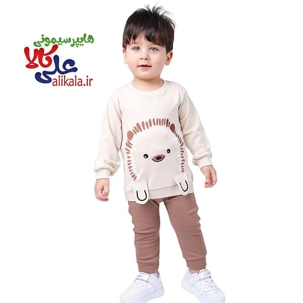 ست بلوز شلوار بامبینو مدل جوجه تیغی کد ۱۳۶