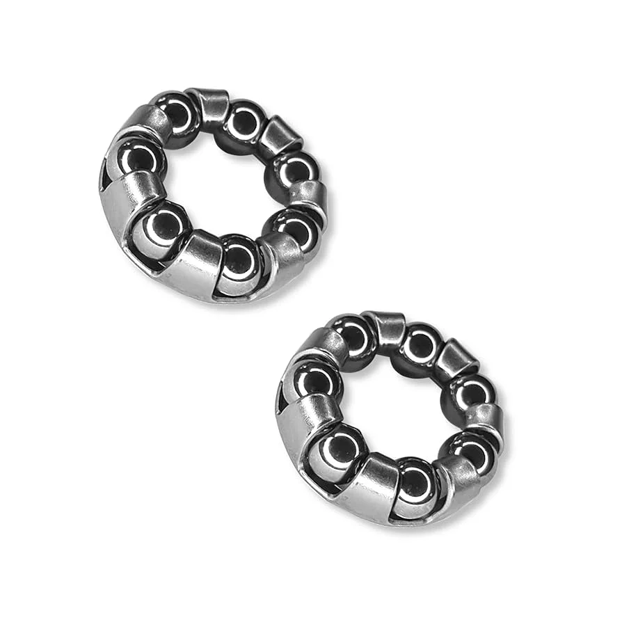 ساچمه دوچرخه چرخ جلو مدل J7 ساخت تایوان بسته 2 عددی 2 x Front Hub Ball Bearings 13 mm 20 mm 7 Balls 4.75 mm Taiwan