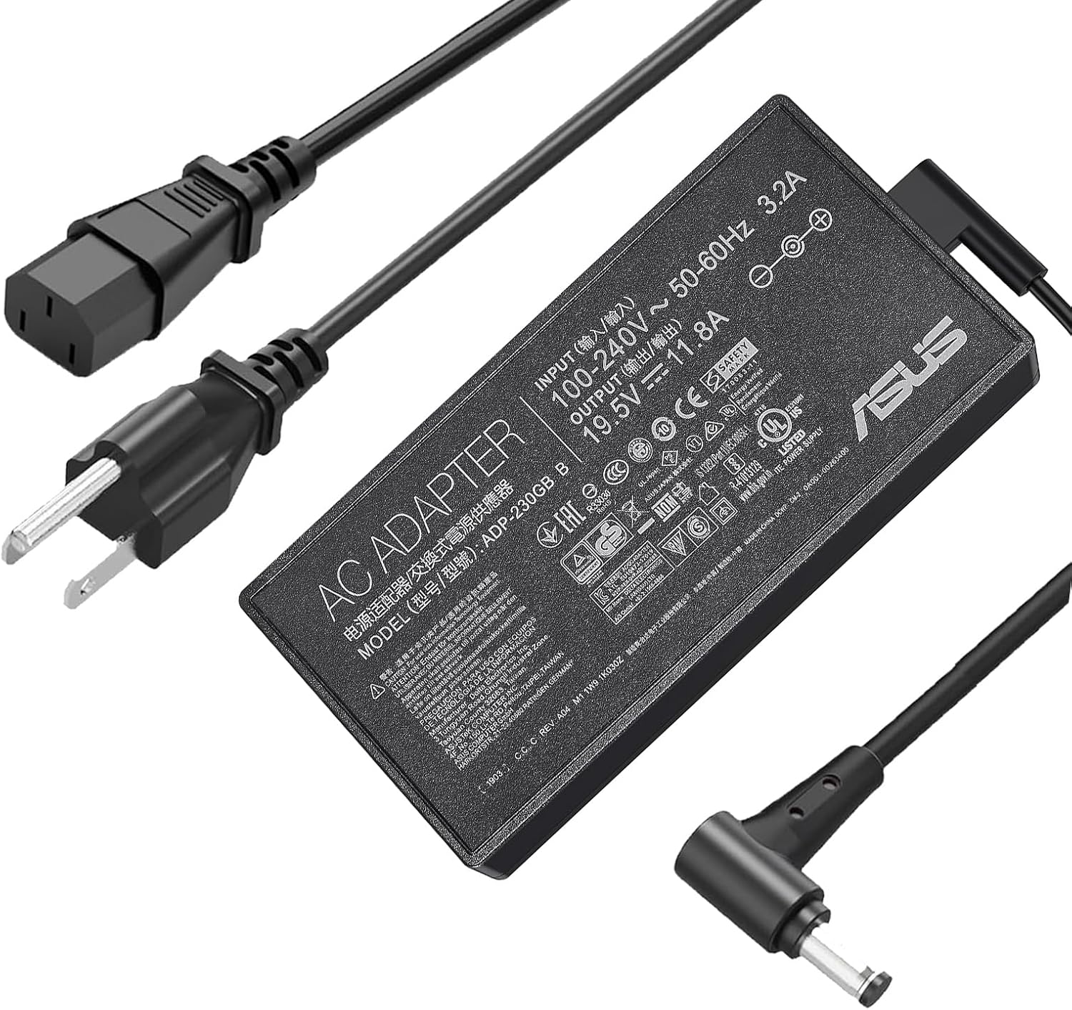 شارژر اورجینال لپ تاپ ایسوس Delta 19.5V 11.8A Pin 5.5*2.5