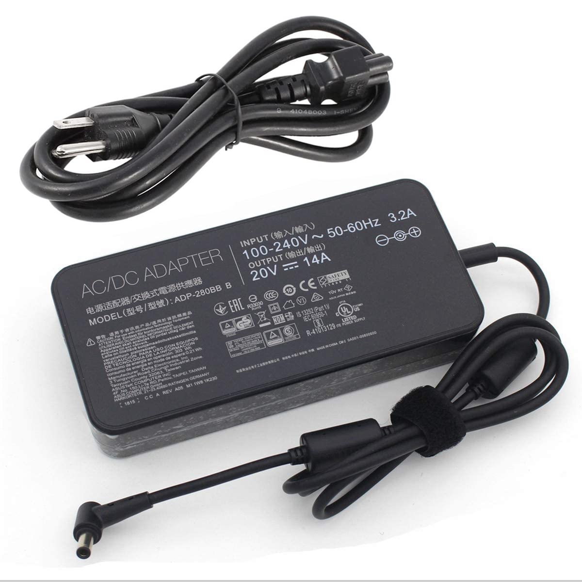 شارژر اورجینال لپ تاپ ایسوس Asus 20V 14A Pin 6.0*3.7