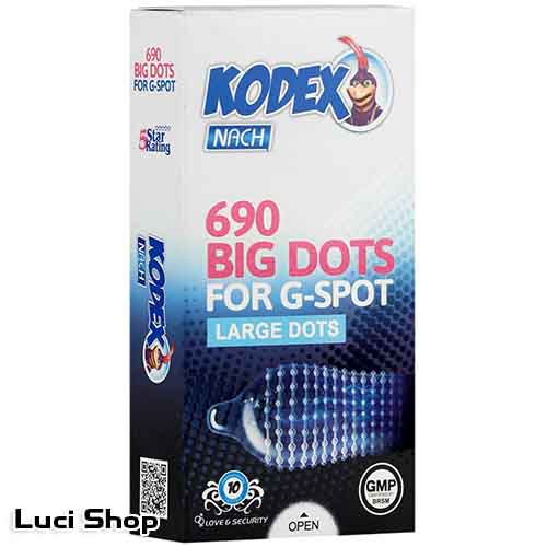 کاندوم خاردار ۱۰ عددی کدکس مدل Big Dot