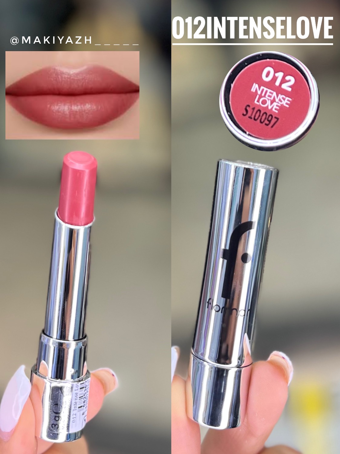 رژلب جامد براق فلورمار مدل Sheer Up کد012(instenselove)