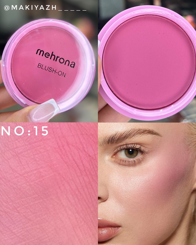 رژگونه پودری Mehrona مدل Blush On