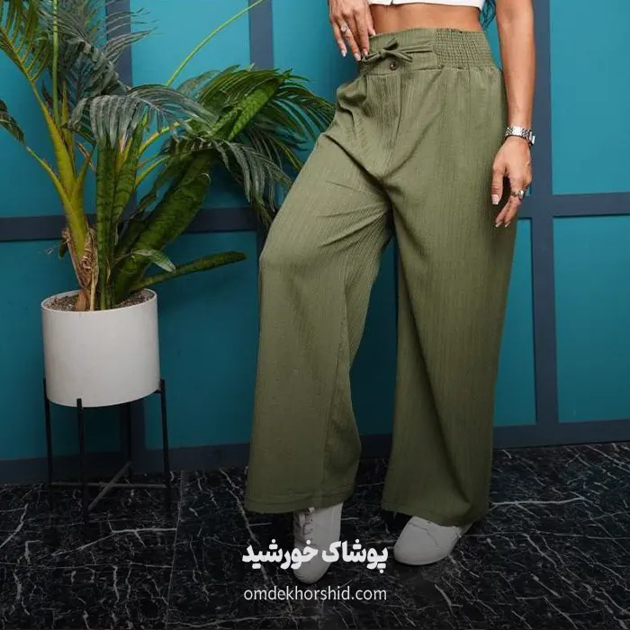 شلوار کمر کش ابربادی