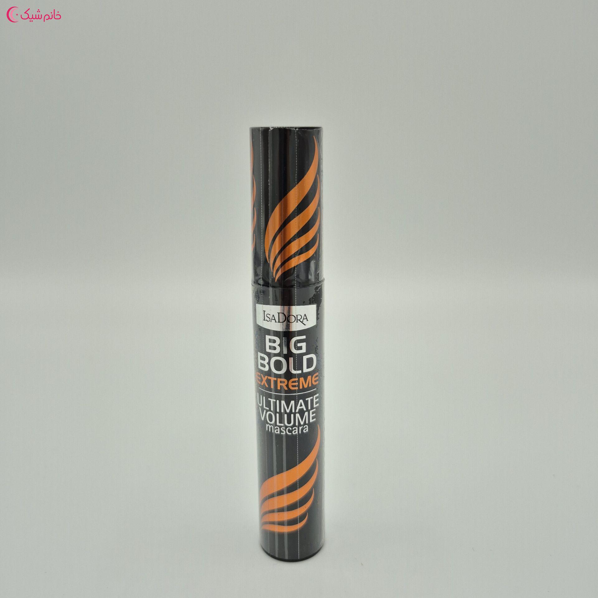 ریمل  ضد حساسیت حجم دهنده وبلند کننده ایزادورا نارنجی اورجینال Big Bold Extremeمدل  (Isadora)