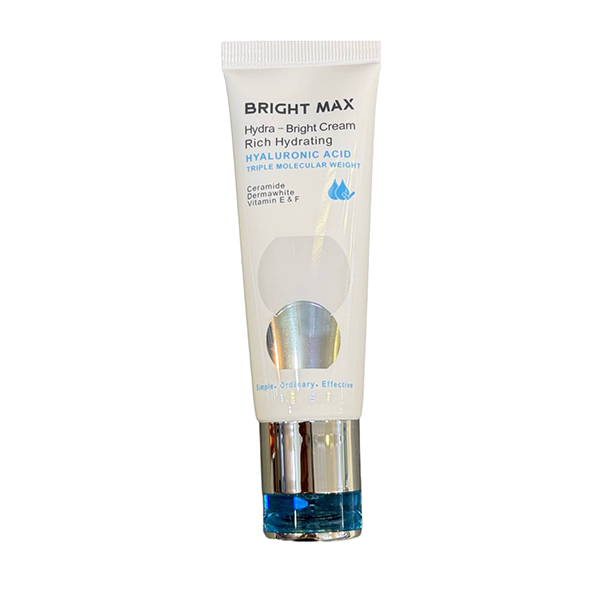 کرم آبرسان هیالورونیک برایت مکس مدل Hydra-Bright Rich حجم 50 میلیلیتر