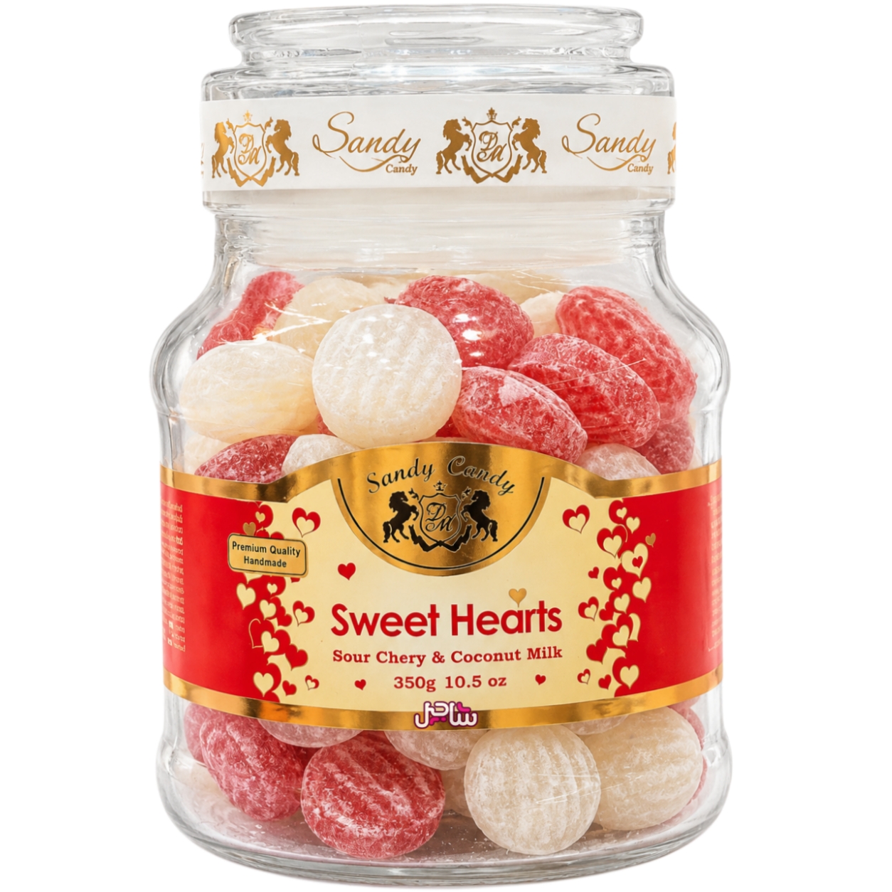 آبنبات سوییت هرت سندی سفید(300g)