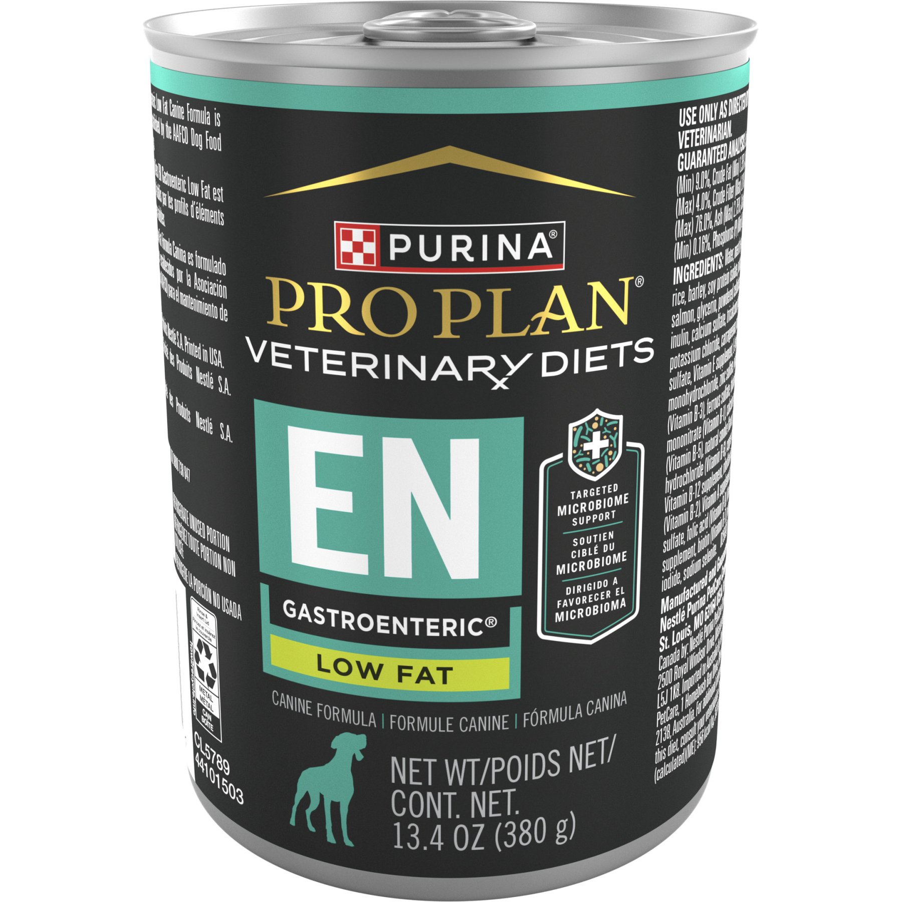 کنسرو پته پورینا پرو پلن سگ بالغ EN گوارشی کم چرب ۴ عدد ۳۸۰ گرمی | Purina Pro Plan Veterinary Diets EN Low Fat 4x13.4oz