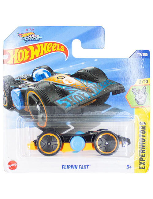 ماشین دکوری مدل Flippin Fast Orange برند Hot Wheels