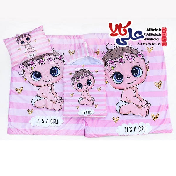 سرویس خواب مخمل بیبی بورن طرح بچه