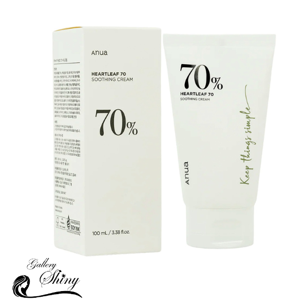 کرم تقویت کننده و تسکین دهنده آنوا – Anua Heartleaf 70% Soothing Cream – 100ml