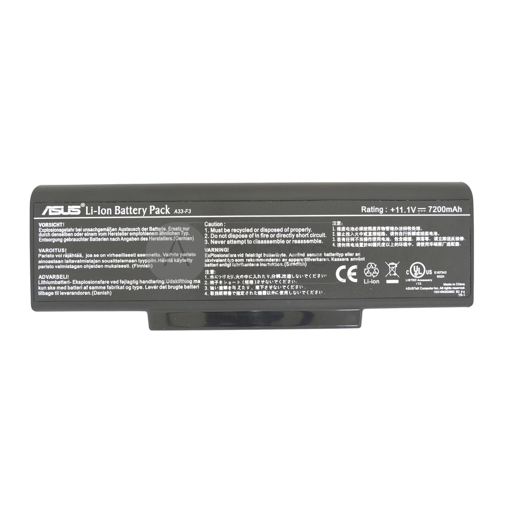 باتری اورجینال لپ تاپ ایسوس Asus F2 F3 A32-F3