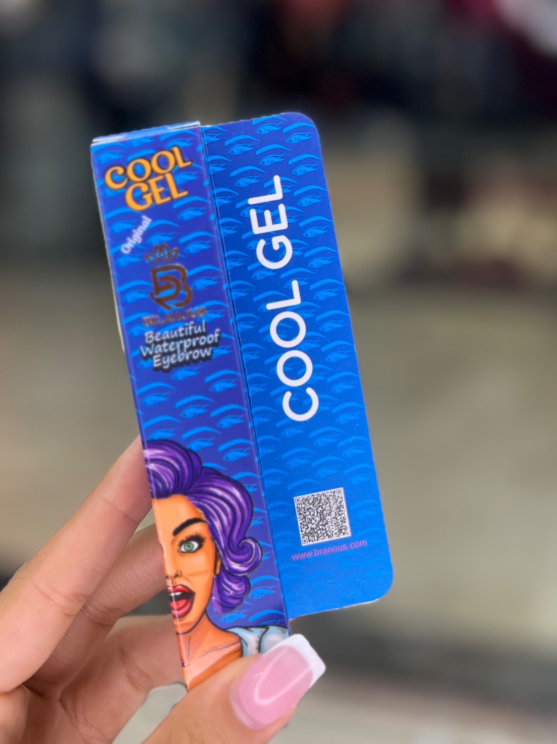 ژل ابرو برانوس مدل Cool Gel