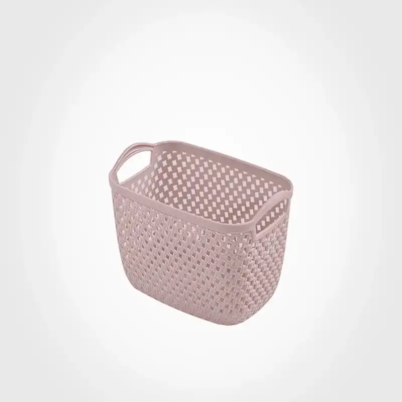 سبد مستطیل کوچک طرح بافت لیمون مدل الوان کد 214035