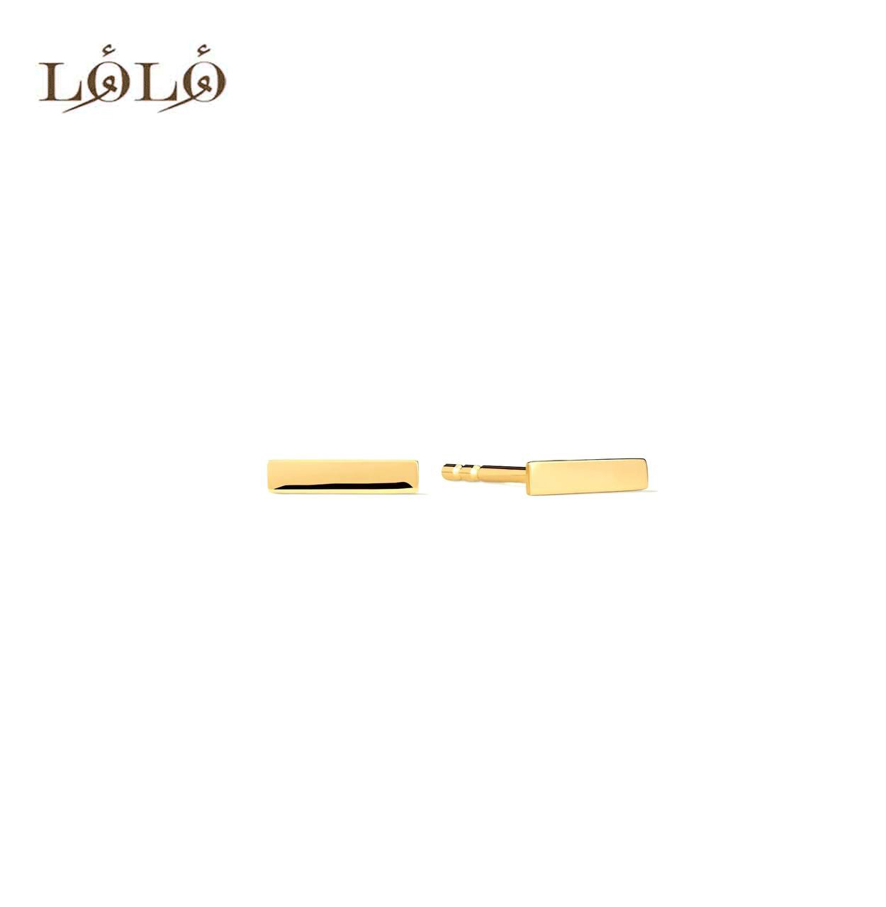 گوشواره نقره مستطیل
