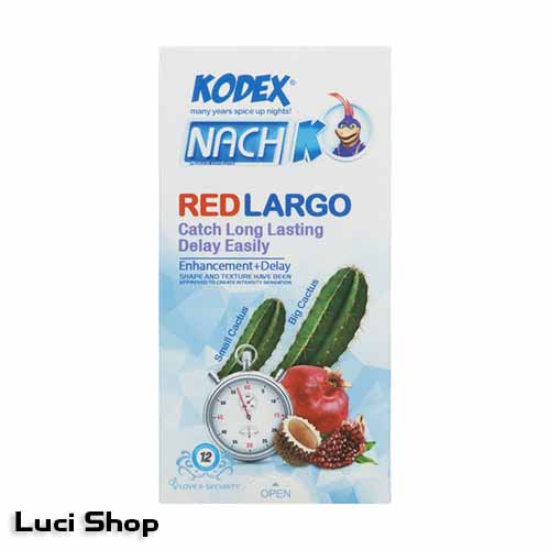 کاندوم ۱۲ عددی کدکس مدل Red Largo Cactus