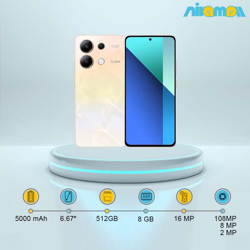 گوشی موبایل شیائومی مدل Redmi Note 13 4G ظرفیت 512 گیگابایت رم 8 گیگابایت