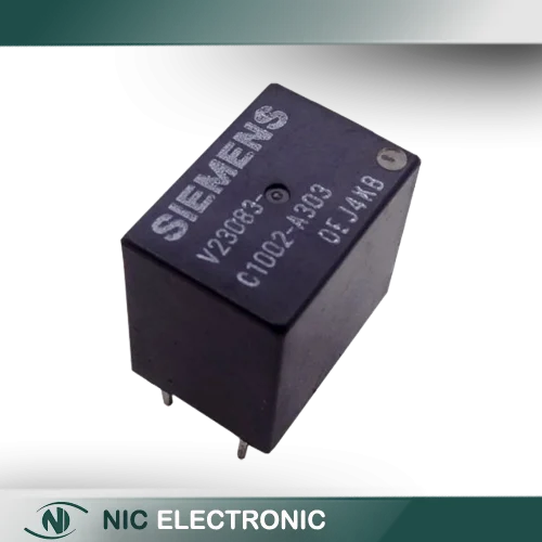 رله 6V مینیاتوری 6 پایه مارک SIEMENS کد V23083