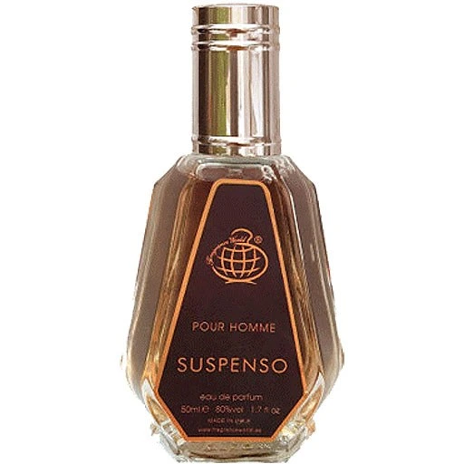 عطر ادوپرفیوم مردانه فراگرنس ورد مدل سوسپنسو حجم ۵۰ میل شیرین گرم