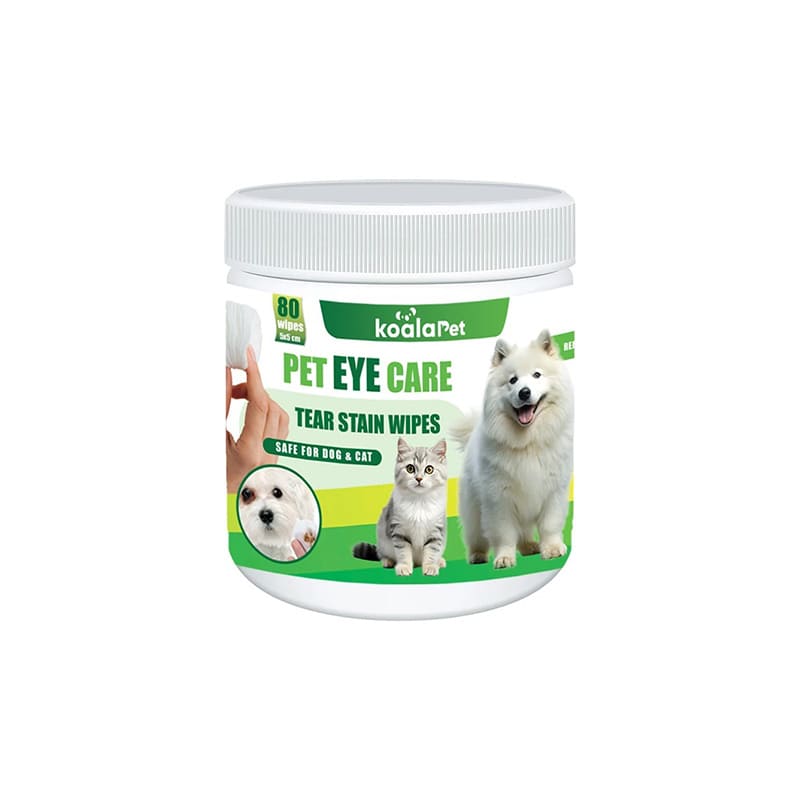 دستمال مرطوب چشم سگ، گربه و جوندگان «کوالاپت» مدل Eye Wipes 01 (80 عددی)