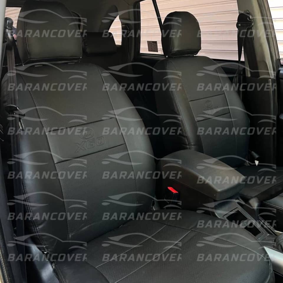 روکش صندلی لیفان x60 چرم وسط سوزنی رنگ مشکی