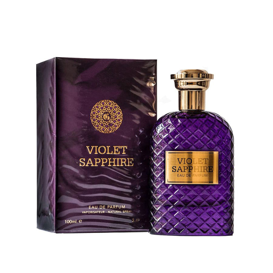 ادوپرفیوم زنانه برند Fragrance World مدل Violet Saphir حجم 100 میلی لیتر