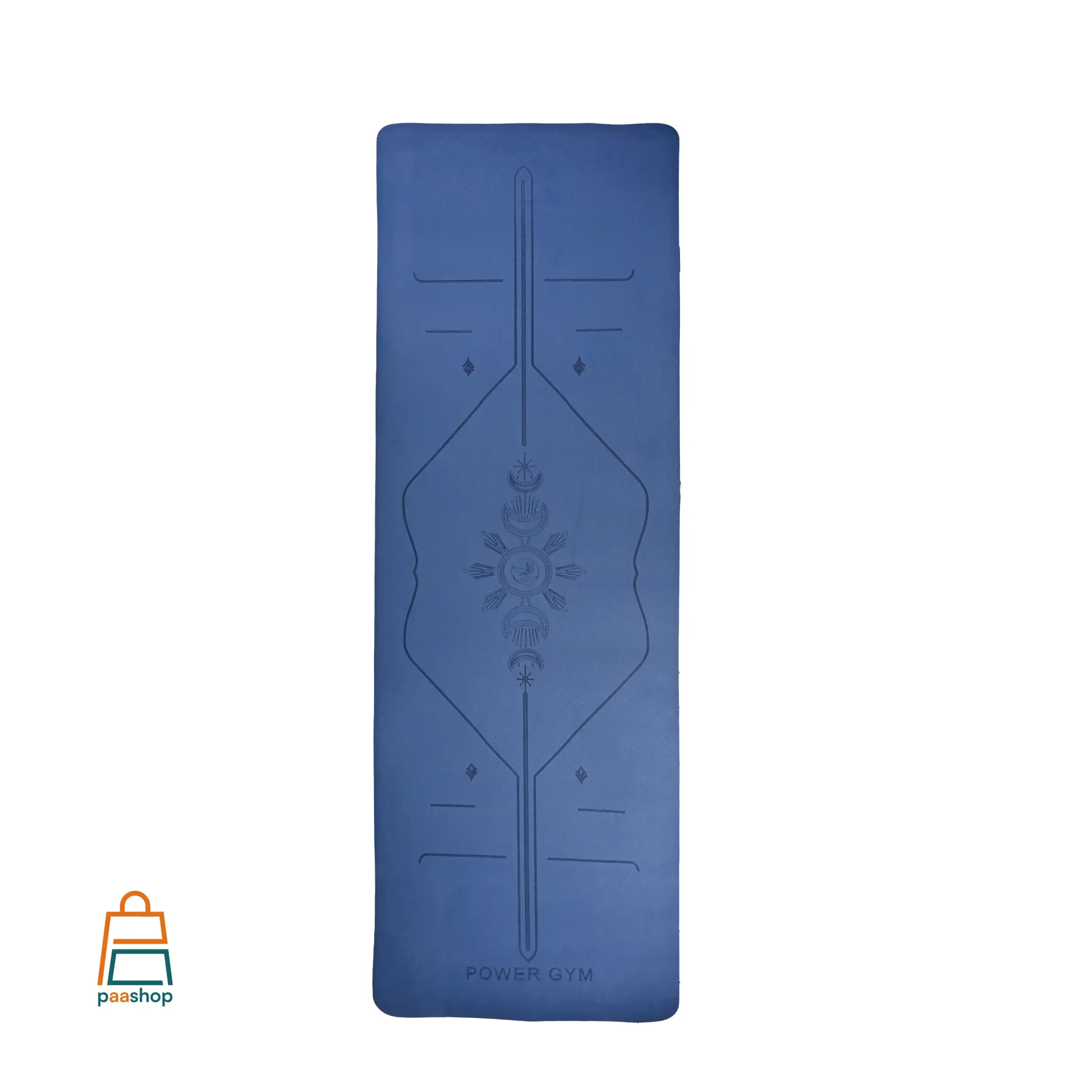مت یوگا power gym - آبی تیره, ۸میل