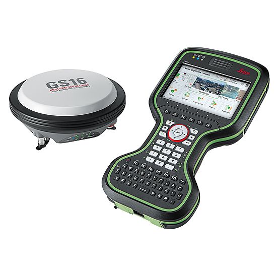 گیرنده GNSS لایکا مدل GS16 بهمراه کنترلر و لوازم کامل