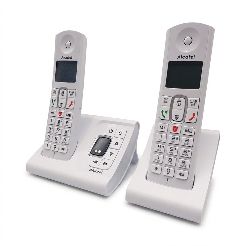 تلفن بی سیم آلکاتل مدل  F685 Voice Duo - سفید