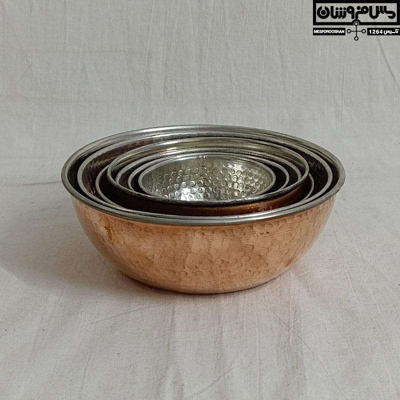 کاسه پیاله مسی مدل معین