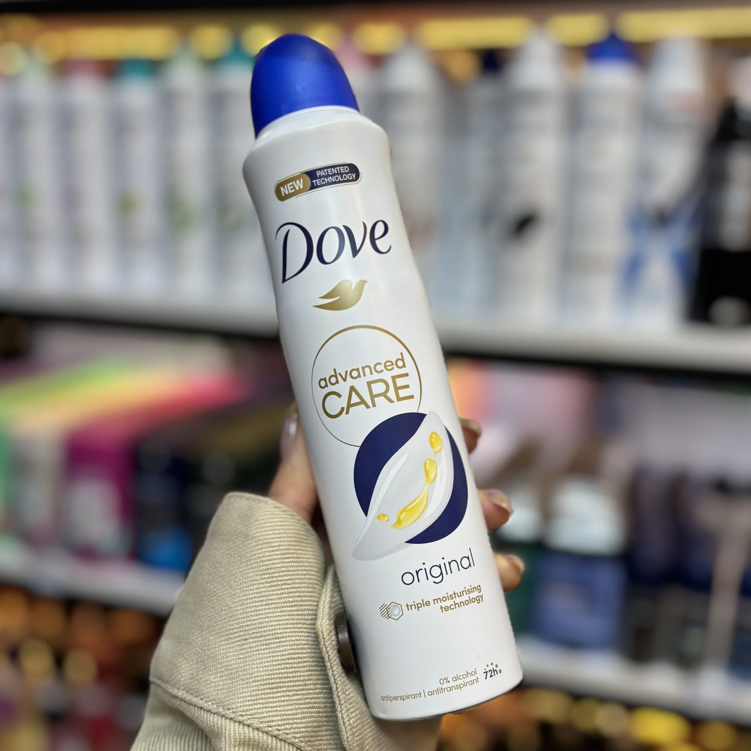 اسپری داو شیر اورجینال مدل Advanced Care Original حجم 250 میل