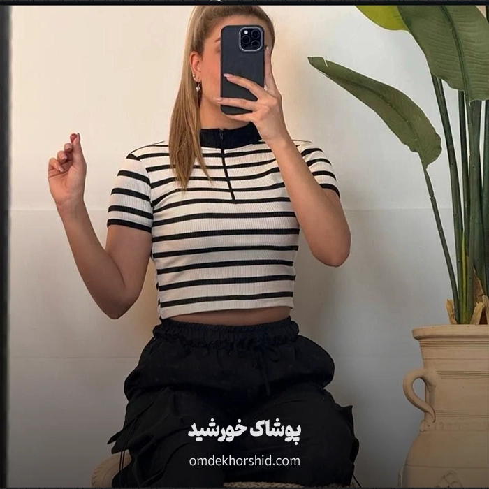 کراپ رگنال نیم زیپ