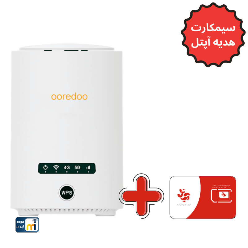 مودم TD-LTE/5GبرندZLT مدلX20+سیم کارت آپتل (کارکرده)